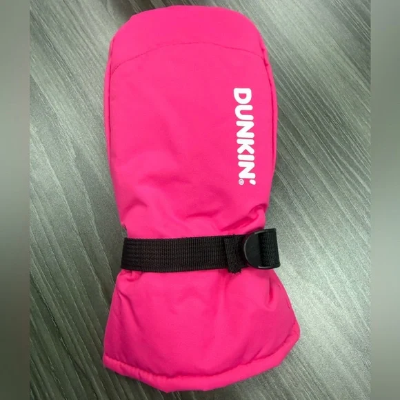 Official Dunkin’ Donuts 2026 Pink Iced Coffee Mitten Glove Merchandise Size M/L - Picture 5 of 10